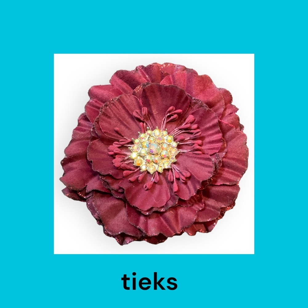 Tieks Flower Burgundy